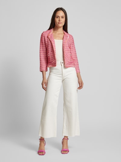 s.Oliver BLACK LABEL Blazer in Bouclé-Optik Pink 1