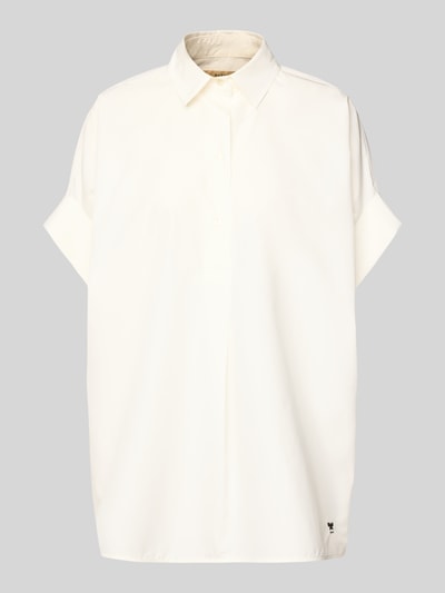 Weekend Max Mara Loose Fit Hemdbluse aus reiner Baumwolle Modell 'ARDEA' Weiss 2