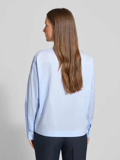 Christian Berg Woman Regular Fit Bluse mit Rüschen Blau 5