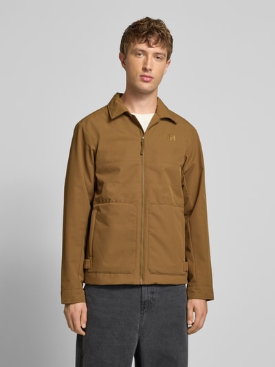 Helly Hansen Jack met logo en steekzakken, model 'ESCAPE INS' Camel - 4