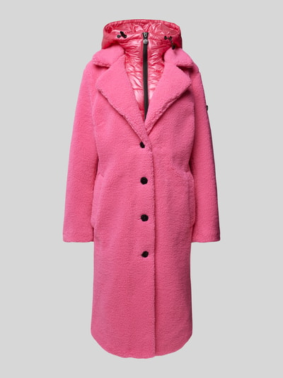 Frieda & Freddies Mantel im Double-Layer-Look Modell 'GINE' Pink 2