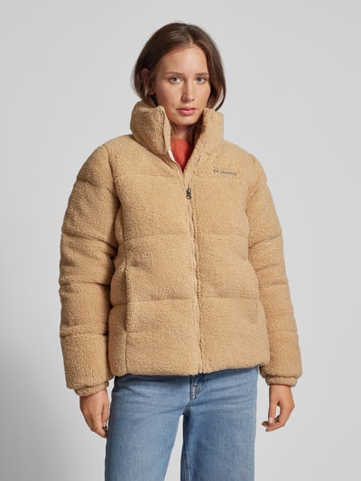 COLUMBIA Steppjacke in Teddyfell-Optik Beige 4