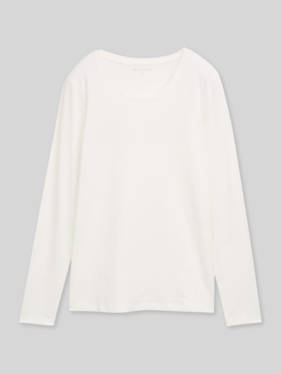 Tom Tailor Longsleeve mit Logo-Schriftzug Weiss 2
