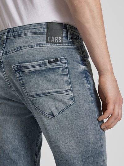 CARS JEANS Slim fit jeans met labeldetail, model 'BLAST' Blauw - 3