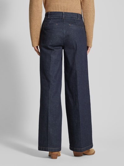 comma Wide Leg Jeans mit Bügelfalten Jeansblau 5