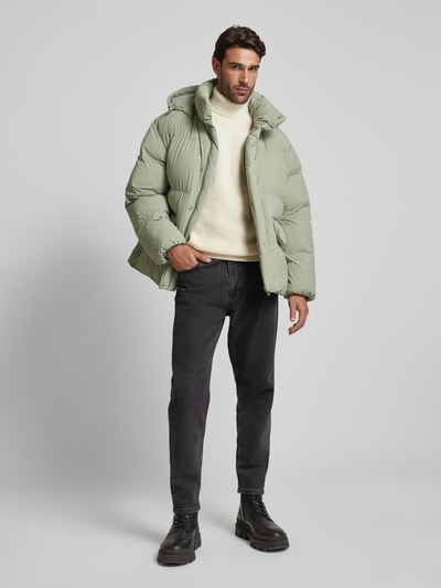 BOSS Steppjacke mit Stehkragen Modell 'Celvie' Mint 1