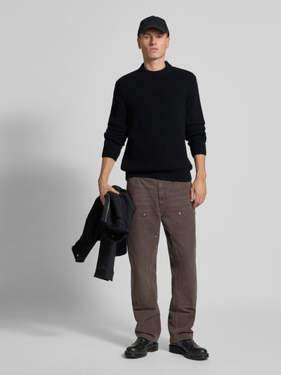 G-Star Raw Wollpullover mit Strukturmuster Modell 'Chunky' Black 1