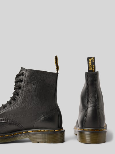 Dr. Martens Schnürstiefel mit Logo-Patch Modell 'Eye' Black 2