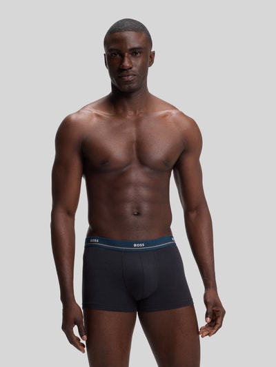 BOSS Pant & Trunk aus Baumwoll-Mix im 5er-Pack Modell 'Essential' Marine 2