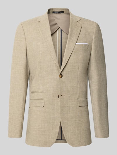 Selected Homme Slim Fit Anzugsakko mit Woll-Anteil Modell 'OASIS' Sand 1