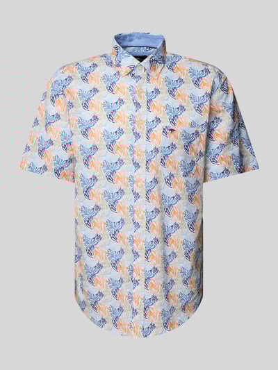 Fynch-Hatton Regular Fit Freizeithemd mit Button-Down-Kragen Orange 2