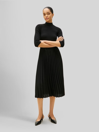 Tommy Hilfiger Slim fit vrijetijdsjurk van viscosemix BLACK - 1