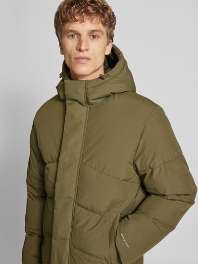 Jack & Jones Kurtka pikowana ze stójką model ‘WORLD’ Oliwkowy 3