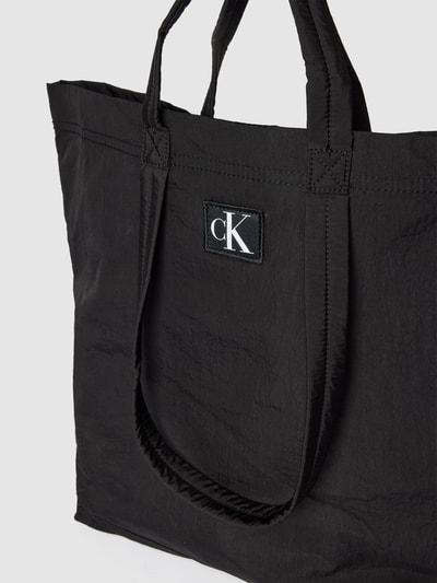 Calvin Klein Jeans Torba tote z naszywką z logo Czarny 3