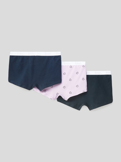 Schiesser Trunks mit Allover-Muster im 3er-Pack Marine 3