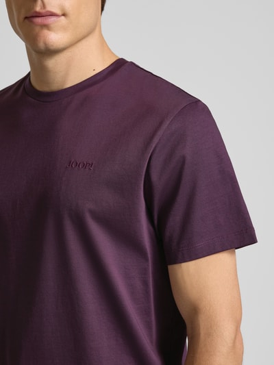 JOOP! Collection Regular Fit T-Shirt aus reiner Baumwolle Modell 'Cosmo' Purple 3