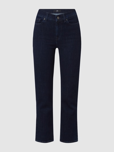 7 For All Mankind Straight fit jeans met stretch, model 'Soho' Marineblauw - 2