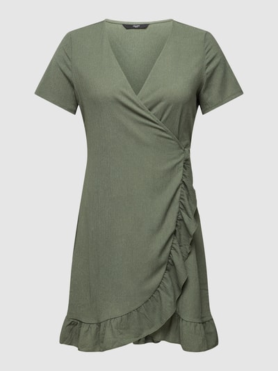 Vero Moda Curve PLUS SIZE Knielanges Wickelkleid Modell 'HAYA' Schilf 2