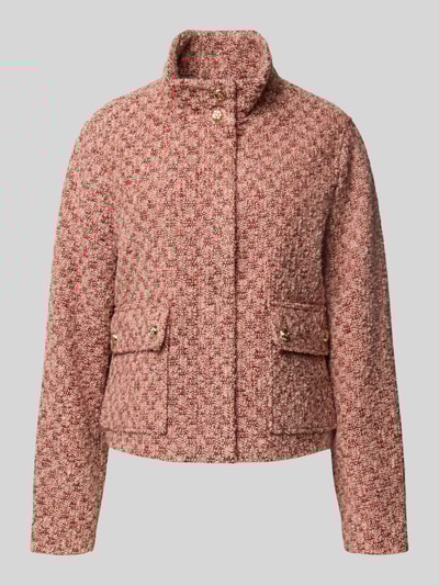 s.Oliver BLACK LABEL Regular Fit Kurzblazer aus Woll-Mix Rostrot 2