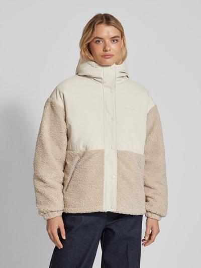 Mazine Jacke mit Reißverschlusstaschen Modell 'Laine' Offwhite 4