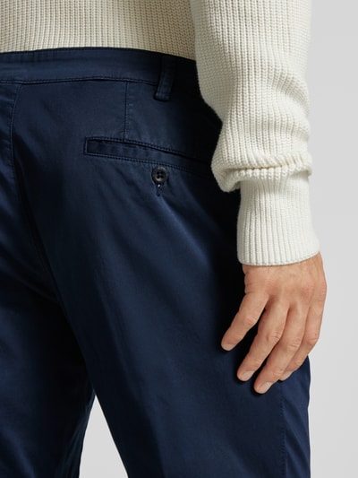 Carl Gross Chino met steekzakken, model 'Tomme' Blauw - 3