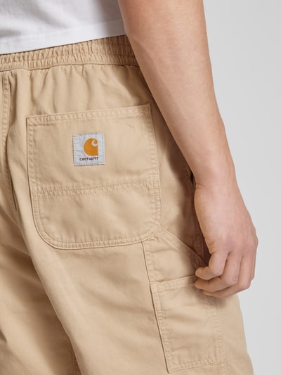 Carhartt Work In Progress Korte broek met elastische band, model 'FLINT' Beige - 3