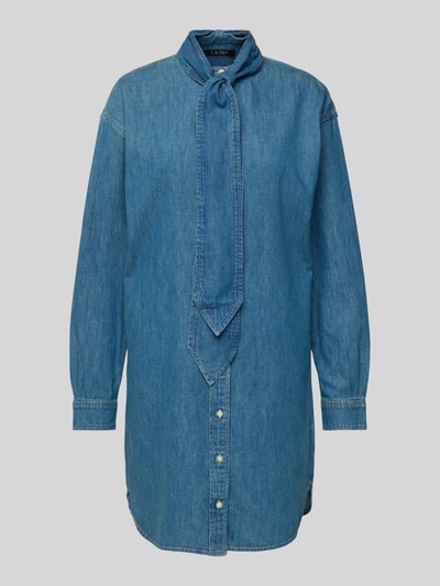 Lauren Ralph Lauren Jeanskleid mit Schluppe Modell 'GURANILLE' Jeansblau 2