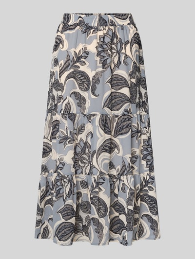 comma Spódnica midi z efektem stopniowania Szaroniebieski 2