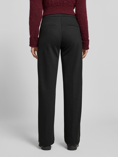 Angels Spodnie materiałowe z elastycznym pasem model ‘LIZ’ Antracytowy melanż 5