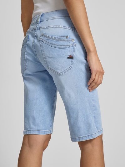 Buena Vista Regular fit korte jeans in 5-pocketmodel, model 'Malibu' Lichtblauw - 3