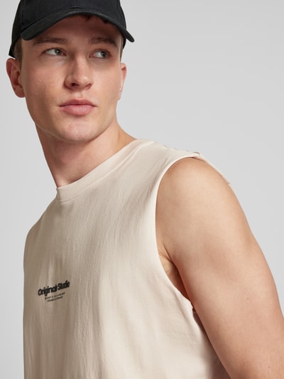 Jack & Jones Tanktop mit Label-Print Modell 'VESTERBRO' Offwhite 3