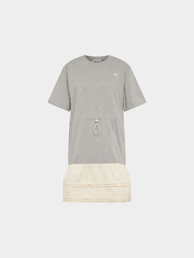 Kenzo Kleid mit Monogramm-Detail Graphit 2