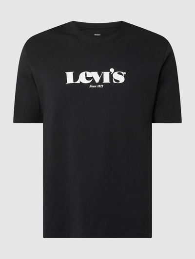 Levi's® Relaxed fit T-shirt met logoprint  Zwart - 2