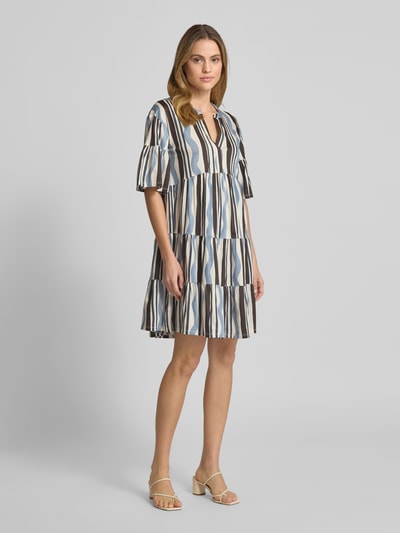 Weekend Max Mara Knielanges Kleid mit Tunikakragen Modell 'ELY' Hellblau 1