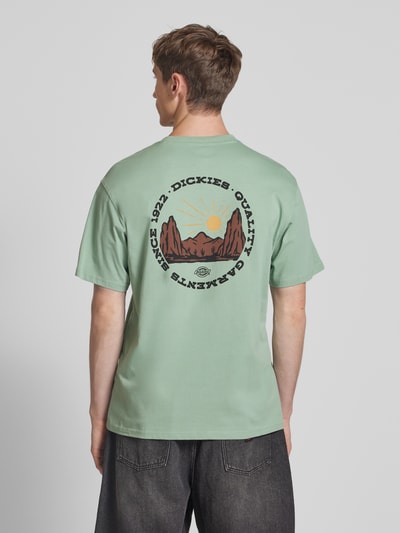 Dickies T-shirt met labelprint Mintgroen - 5