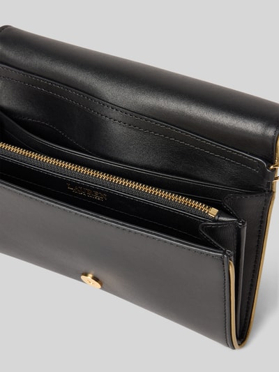 Lauren Ralph Lauren Clutch aus Rindsleder mit Label-Applikation Black 5