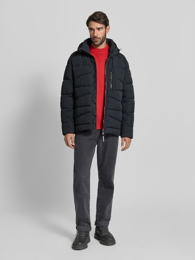 camel active Kurtka pikowana z kapturem Antracytowy 1