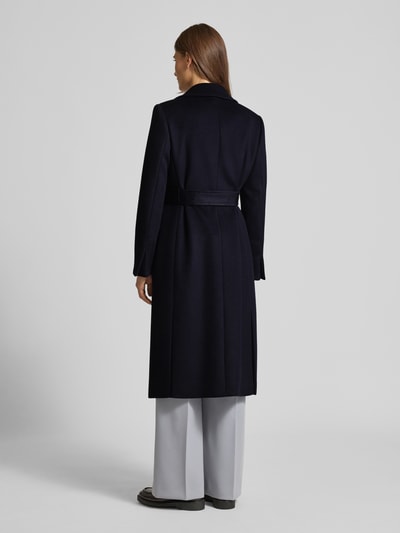 MAX&Co. Płaszcz wełniany o kroju regular fit z kołnierzem z połami model ‘RUNAWAY’ Granatowy 5