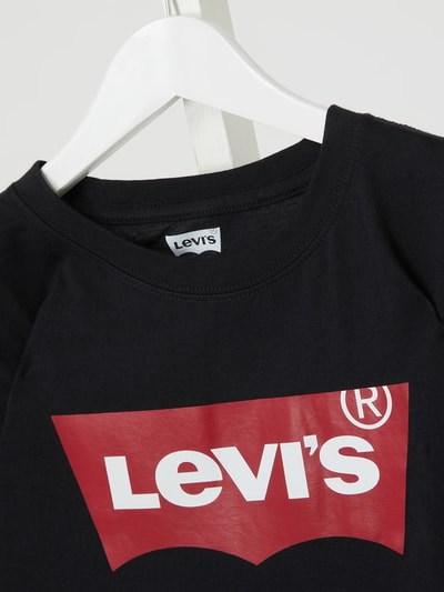 Levi’s® Kids T-Shirt aus Baumwolle  Black 2