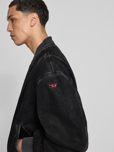Diesel Bomberjacke mit Reißverschluss Black 3