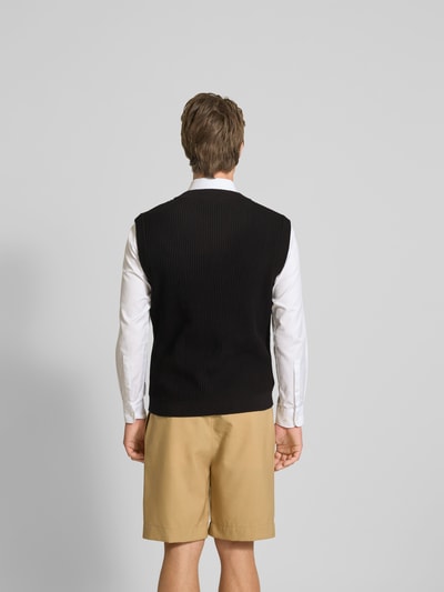 MAISON KITSUNÉ Tanktop in Ripp-Optik Black 5