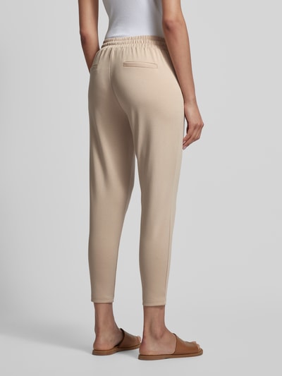 ICHI Sweatpants met verkorte pasvorm, model 'KATE' Beige - 5