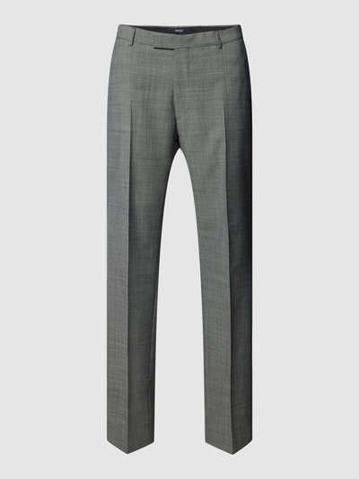 JOOP! Collection Modern fit pantalon met persplooien, model 'Brad' Antraciet - 2