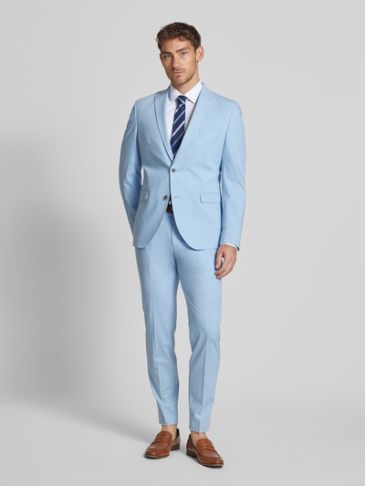 s.Oliver BLACK LABEL Slim fit colbert met viscose Lichtblauw - 1