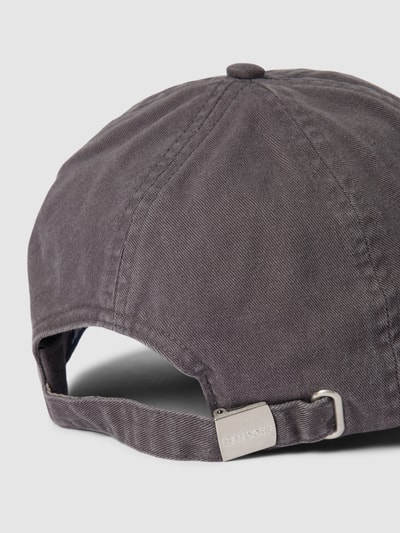 Barbour Basecap mit Label-Stitching Modell 'CASCADE' Hellgrau 3