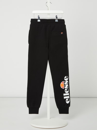 Ellesse Sweatpants met logodetails, model 'Colino' Zwart - 3