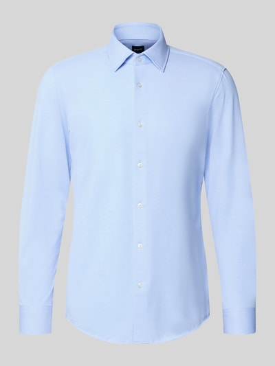 BOSS Slim Fit Businesshemd aus Baumwoll-Mix Modell 'P-Hank-K-261' Hellblau 2