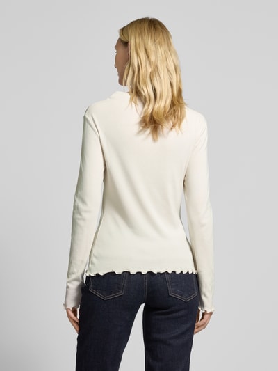 OPUS Shirt met lange mouwen en ronde hals, model 'Soninchen' Offwhite - 5