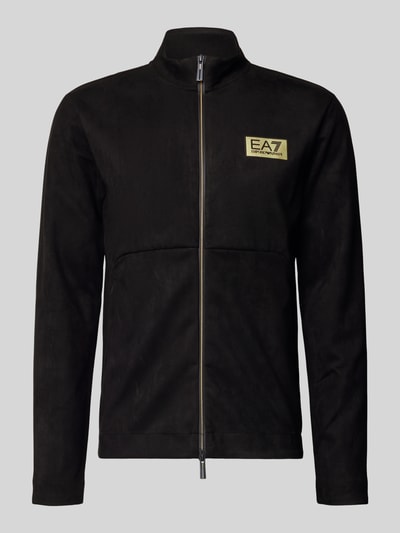 EA7 Emporio Armani Sweatjack met tweewegsritssluiting Zwart - 2