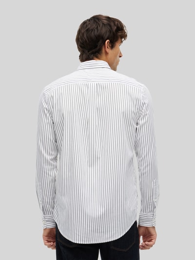 Tommy Hilfiger Body Fit Freizeithemd aus reiner Baumwolle Weiss 5